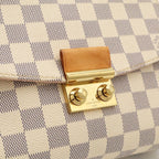 Louis Vuitton Damier Azur Croisette 2-Way Shoulder Bag Crossbody Fringe Tassel — view 9