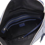 Loewe Puzzle Anagram Sling Bag Crossbody Leather Navy Silver — view 8