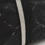 Chanel Vintage Travel Line Boston Bag Purse 2-Way Nylon Black — view 4