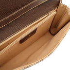 Gucci Vintage GG Plus Shoulder Bag Pochette Leather Beige Brown Gold 904.02.050 — view 6