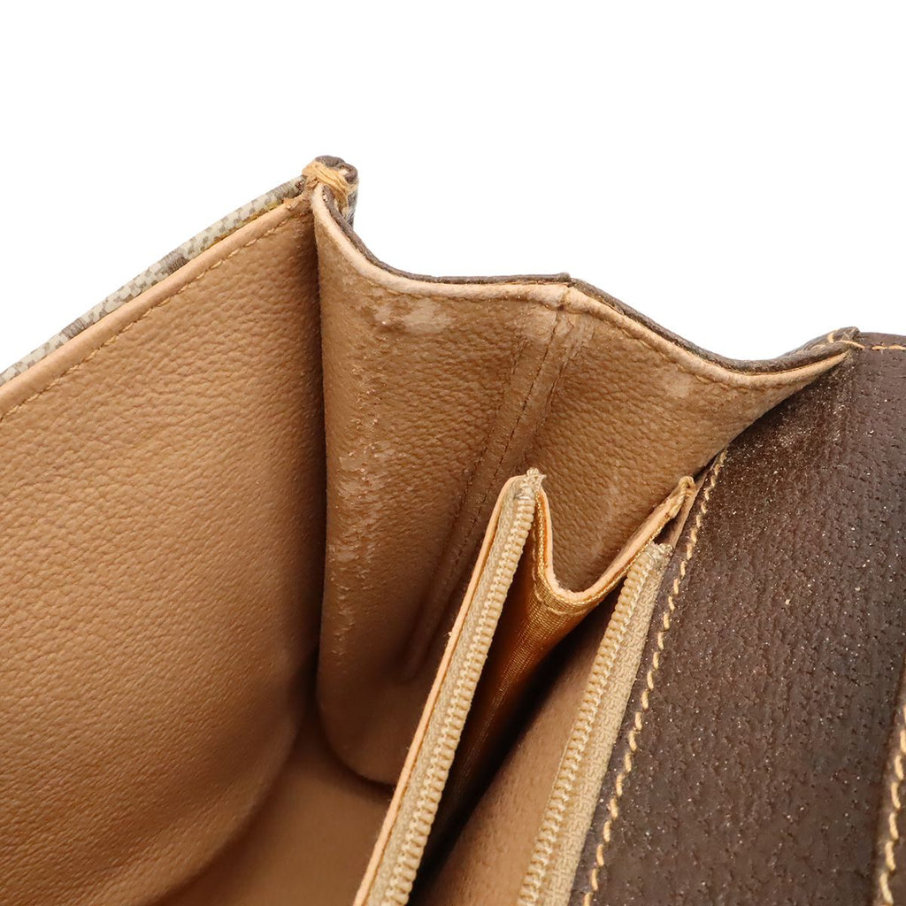 Gucci Vintage GG Plus Shoulder Bag Pochette Leather Beige Brown Gold 904.02.050 — view 7