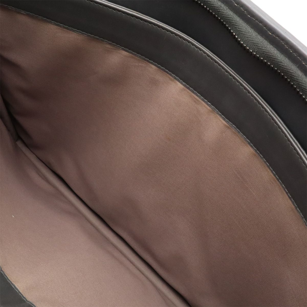 Bottega Veneta Intrecciato Business Briefcase Documents Purse Leather Gray — view 8