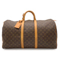 Louis Vuitton Monogram Keepall 55 Boston Bag Purse
