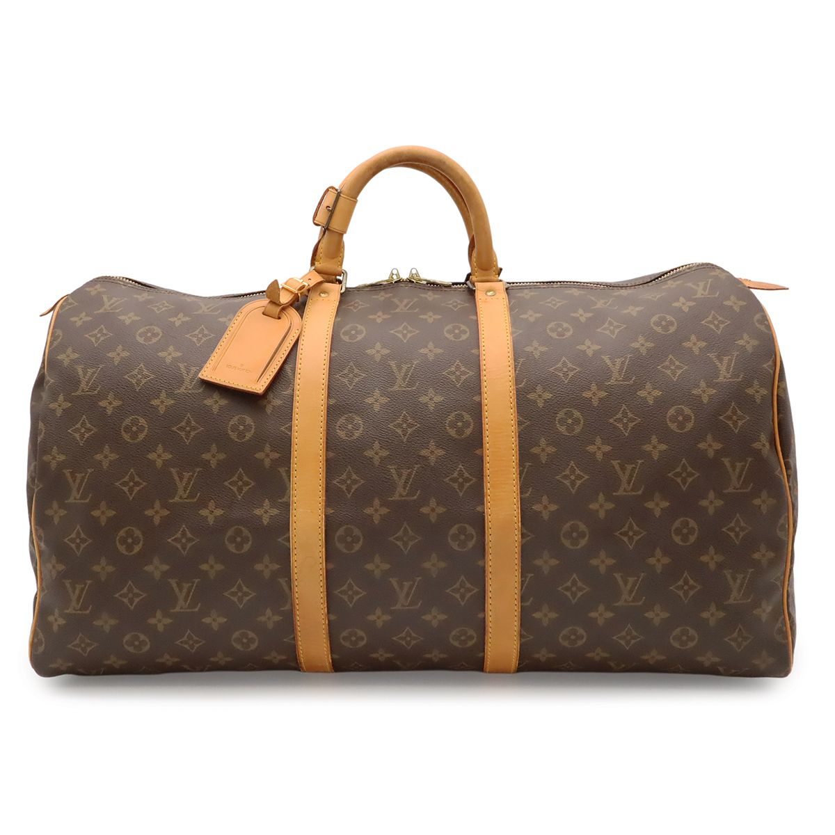 Louis Vuitton Monogram Keepall 55 Boston Bag Purse