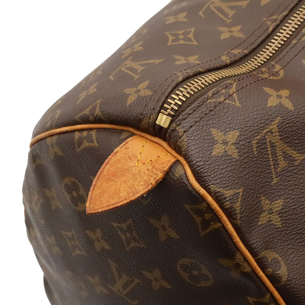 Louis Vuitton Monogram Keepall 55 Boston Bag Purse — view 7