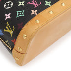 Louis Vuitton Monogram Multicolor Alma Handbag Studs Noir Black — view 3