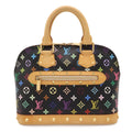 Louis Vuitton Monogram Multicolor Alma Handbag Studs Noir Black