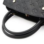 Louis Vuitton Monogram Empreinte Montaigne MM 2-Way Shoulder Bag Noir Black — view 4