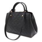 Louis Vuitton Monogram Empreinte Montaigne MM 2-Way Shoulder Bag Noir Black — view 2