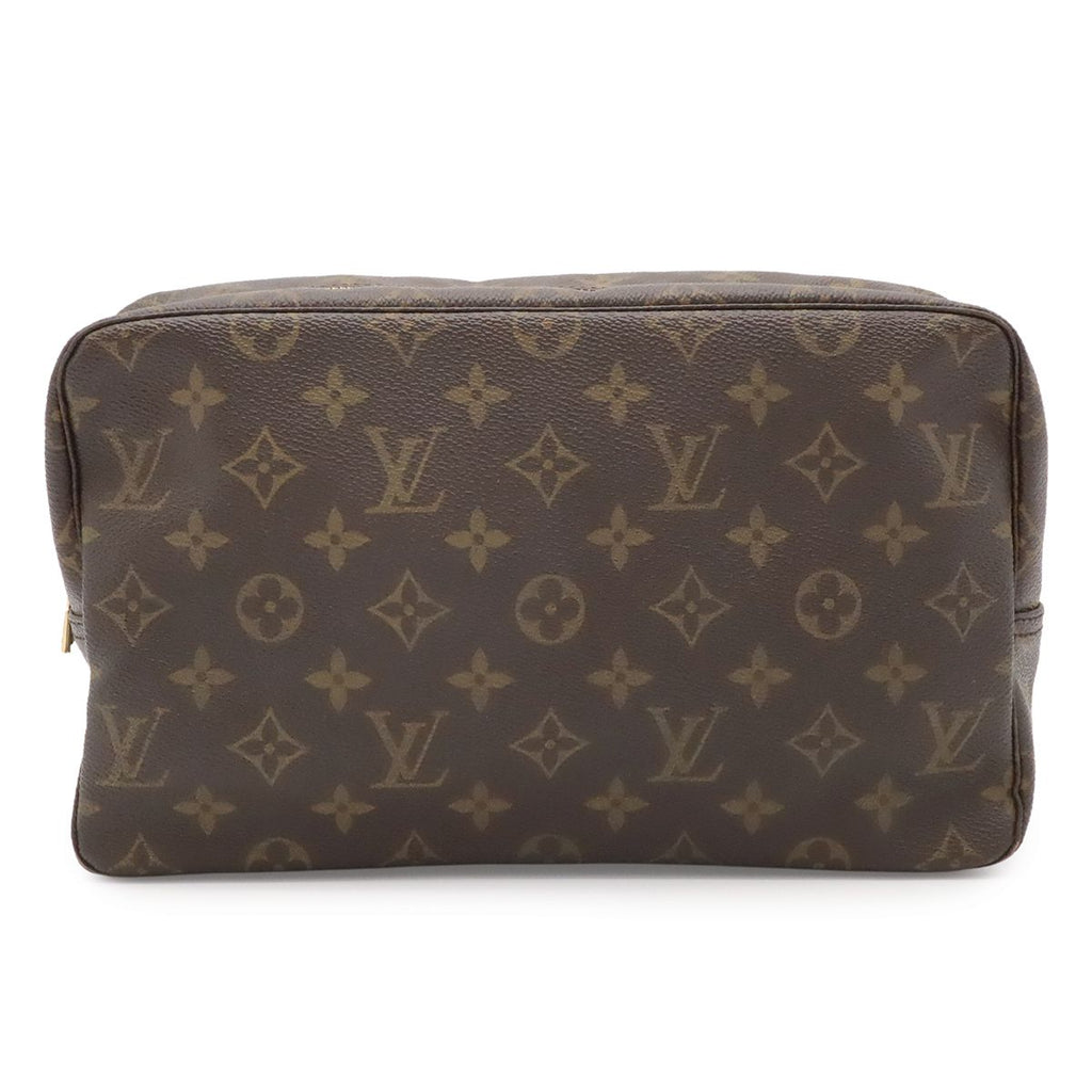 Louis Vuitton Monogram Trousse Toilet 28 Clutch Makeup Pouch Travel Multi