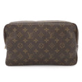 Louis Vuitton Monogram Trousse Toilet 28 Clutch Makeup Pouch Travel Multi