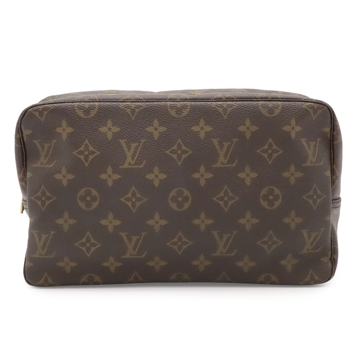 Louis Vuitton Monogram Trousse Toilet 28 Clutch Makeup Pouch Travel Multi