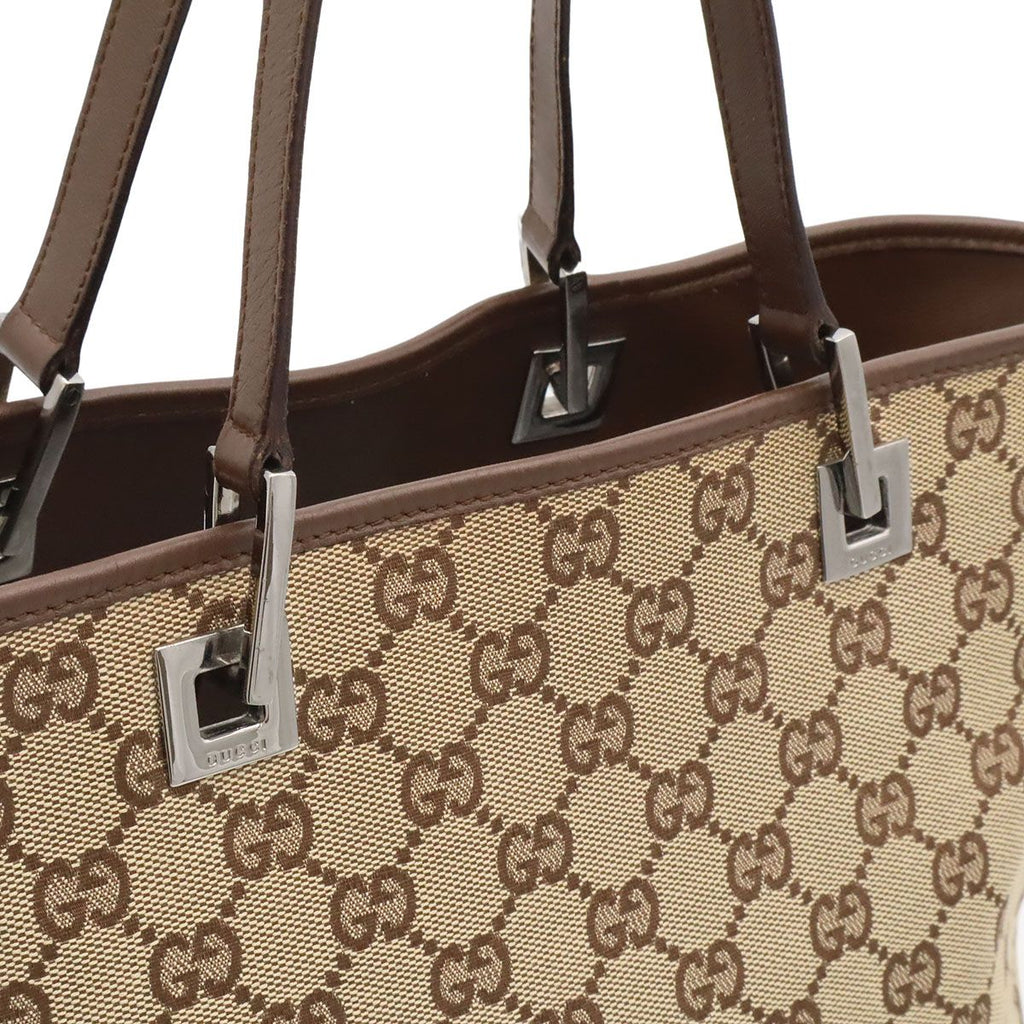 Gucci GG Canvas Tote Shoulder Bucket — view 7
