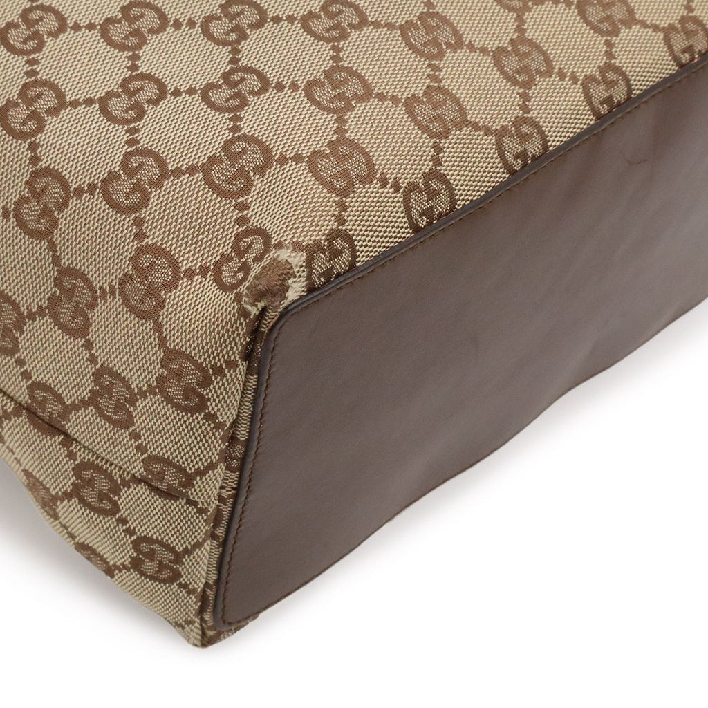 Gucci GG Canvas Tote Shoulder Bucket — view 3