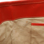 Prada Triangle Logo Tote 2-Way Shoulder Bag Crossbody Canvas Leather Beige — view 7