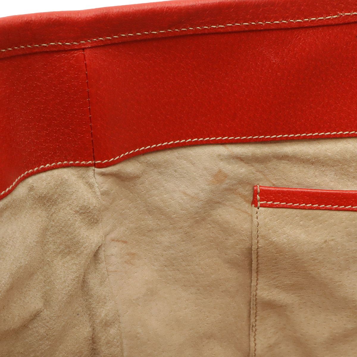 Prada Triangle Logo Tote 2-Way Shoulder Bag Crossbody Canvas Leather Beige — view 7