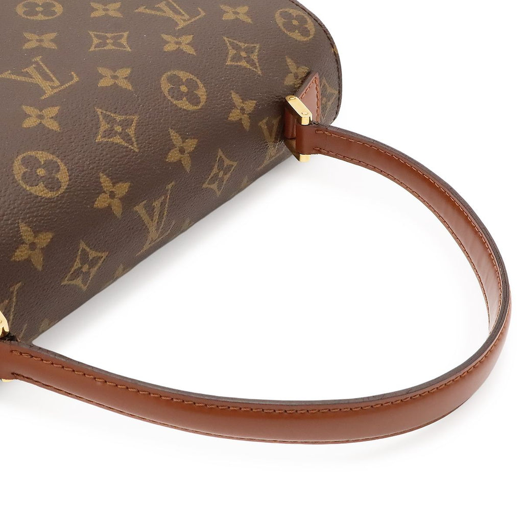 Louis Vuitton Monogram Concorde Handbag One Handle Flap Bag Key Missing — view 4