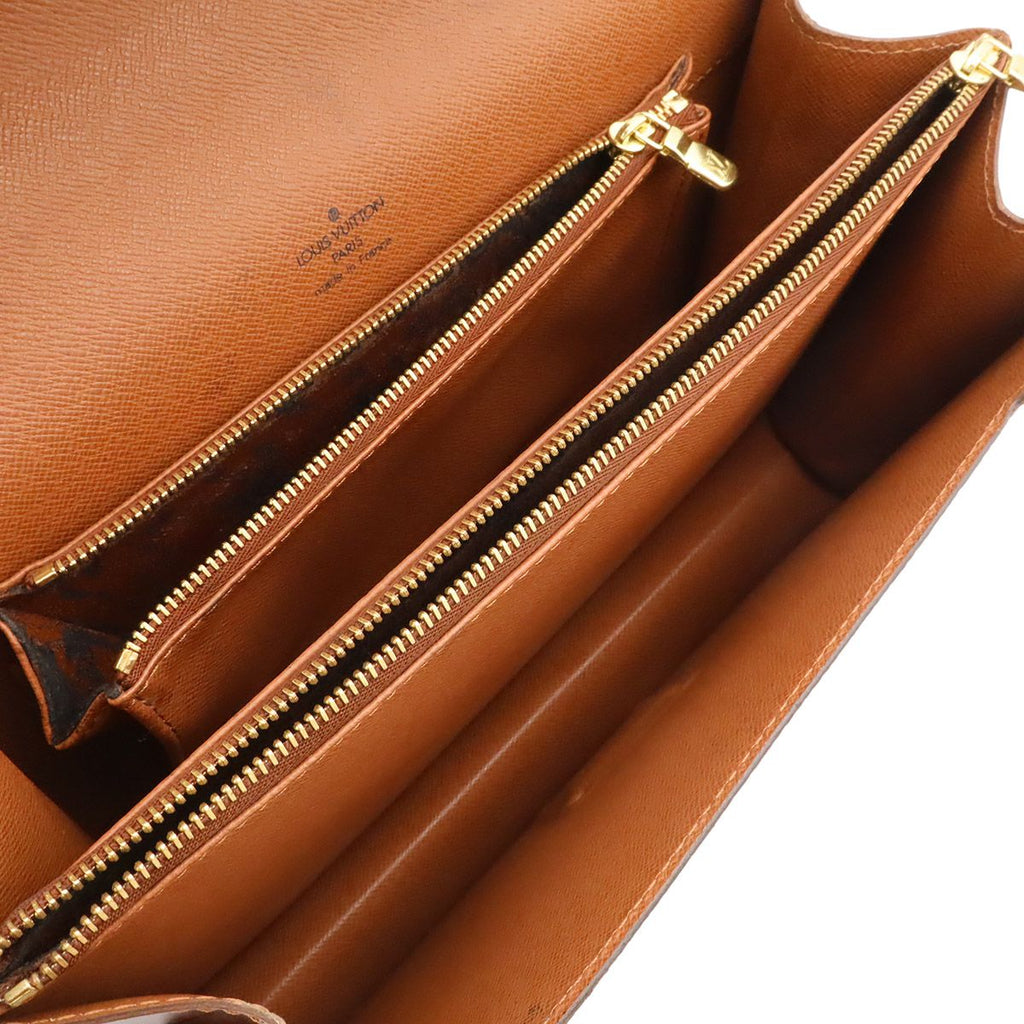 Louis Vuitton Monogram Concorde Handbag One Handle Flap Bag Key Missing — view 6