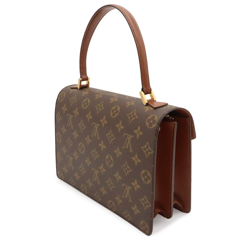 Louis Vuitton Monogram Concorde Handbag One Handle Flap Bag Key Missing — view 2