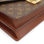 Louis Vuitton Monogram Concorde Handbag One Handle Flap Bag Key Missing — view 3