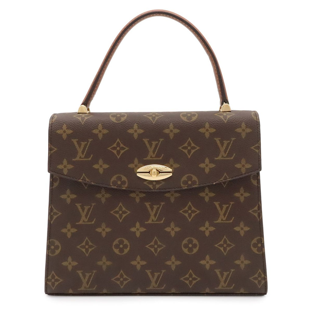 Louis Vuitton Monogram Malesherbes Handbag One Handle Flap