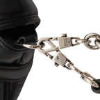 Gucci Horsebit Small Chain Shoulder Bag 2-Way Clutch Leather Black Silver — view 7