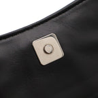 Gucci Horsebit Small Chain Shoulder Bag 2-Way Clutch Leather Black Silver — view 8