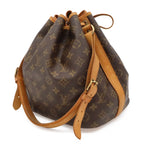 Louis Vuitton Monogram Petit Noe Shoulder Bag Semi Drawstring — view 2