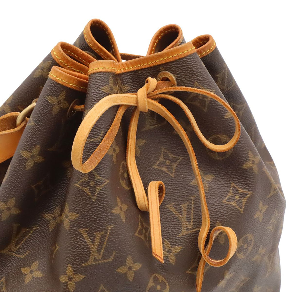 Louis Vuitton Monogram Petit Noe Shoulder Bag Semi Drawstring — view 4