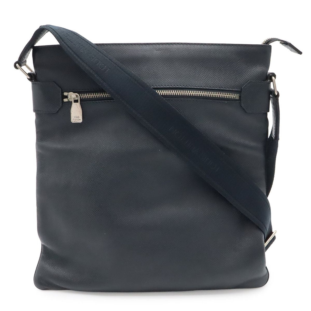 Louis Vuitton Taiga Sasha Shoulder Bag Crossbody No Gusset Boreal Navy Silver