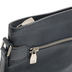 Louis Vuitton Taiga Sasha Shoulder Bag Crossbody No Gusset Boreal Navy Silver — view 6
