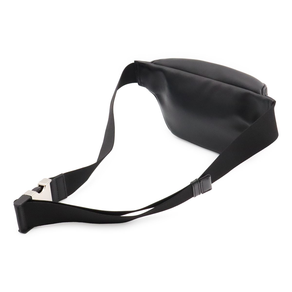 Fendi Bugs Monster Eye Belt Bag Waist Pouch Leather Black Yellow Silver — view 2