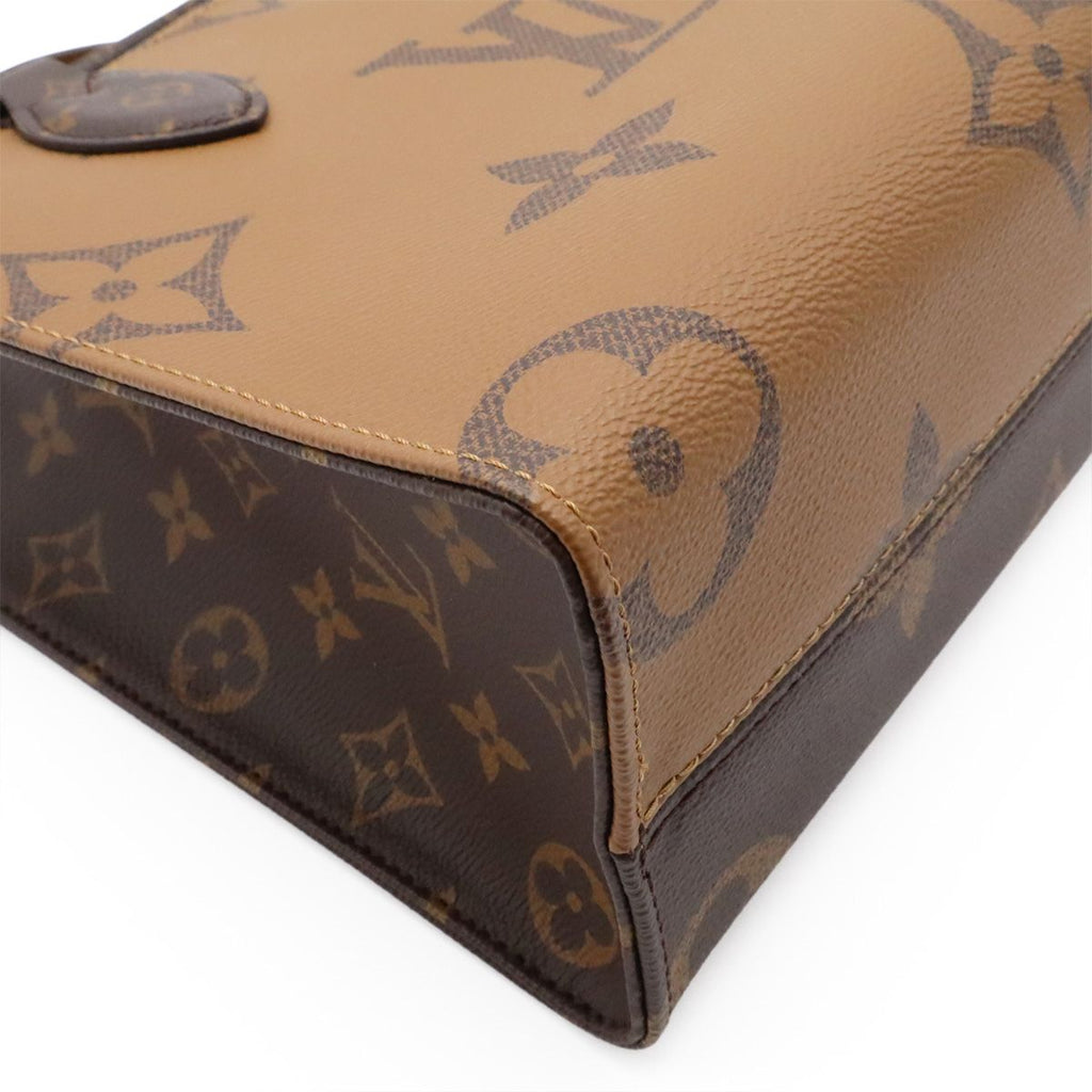 Louis Vuitton Monogram On The Go PM 2-Way Shoulder Bag Crossbody Bicolor Brown — view 3