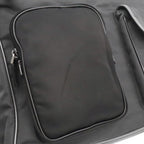Prada Business Briefcase Tote 2-Way Shoulder Bag Crossbody Nylon Leather Nero — view 8