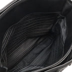 Prada Business Briefcase Tote 2-Way Shoulder Bag Crossbody Nylon Leather Nero — view 7