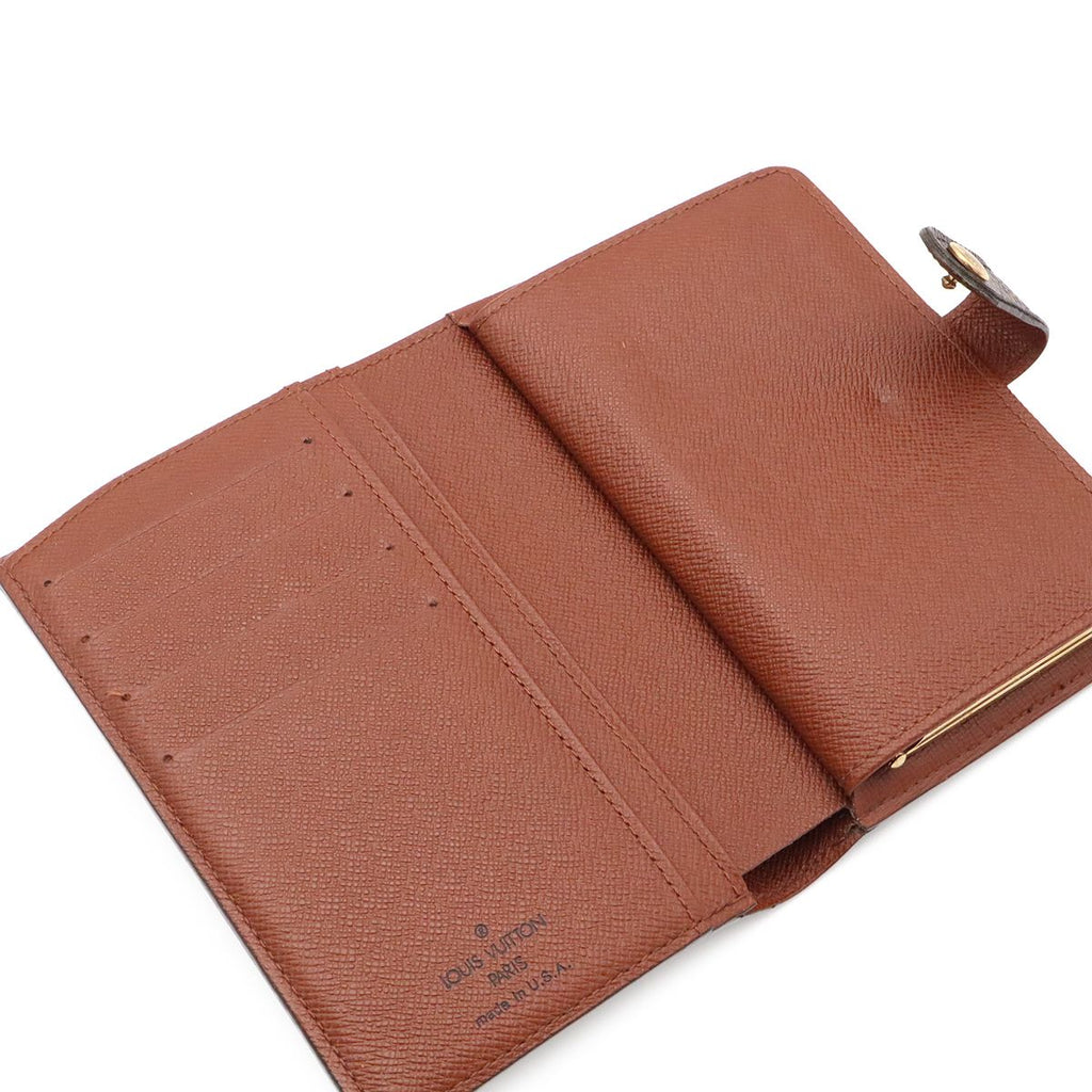 Louis Vuitton Monogram Portefeuille Viennois fold wallet Kiss Lock — view 6