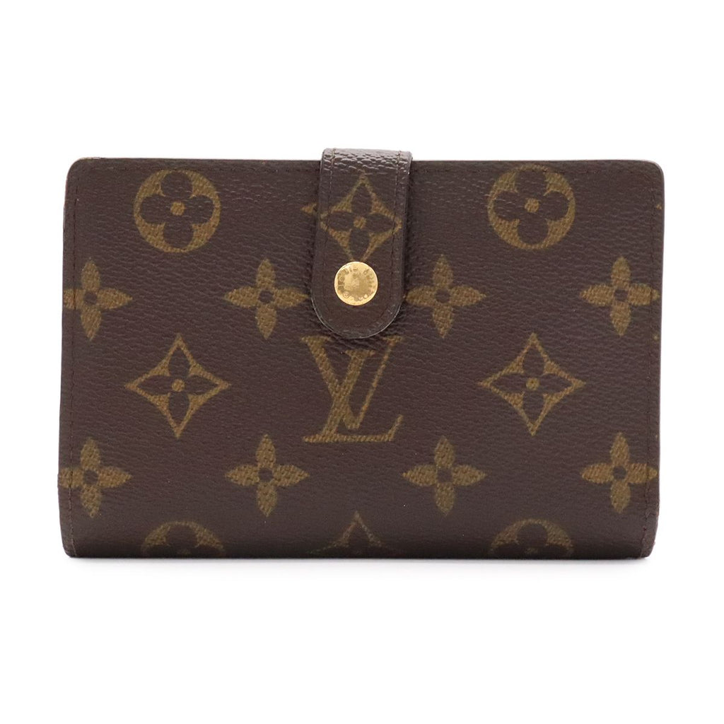 Louis Vuitton Monogram Portefeuille Viennois fold wallet Kiss Lock