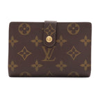 Louis Vuitton Monogram Portefeuille Viennois fold wallet Kiss Lock
