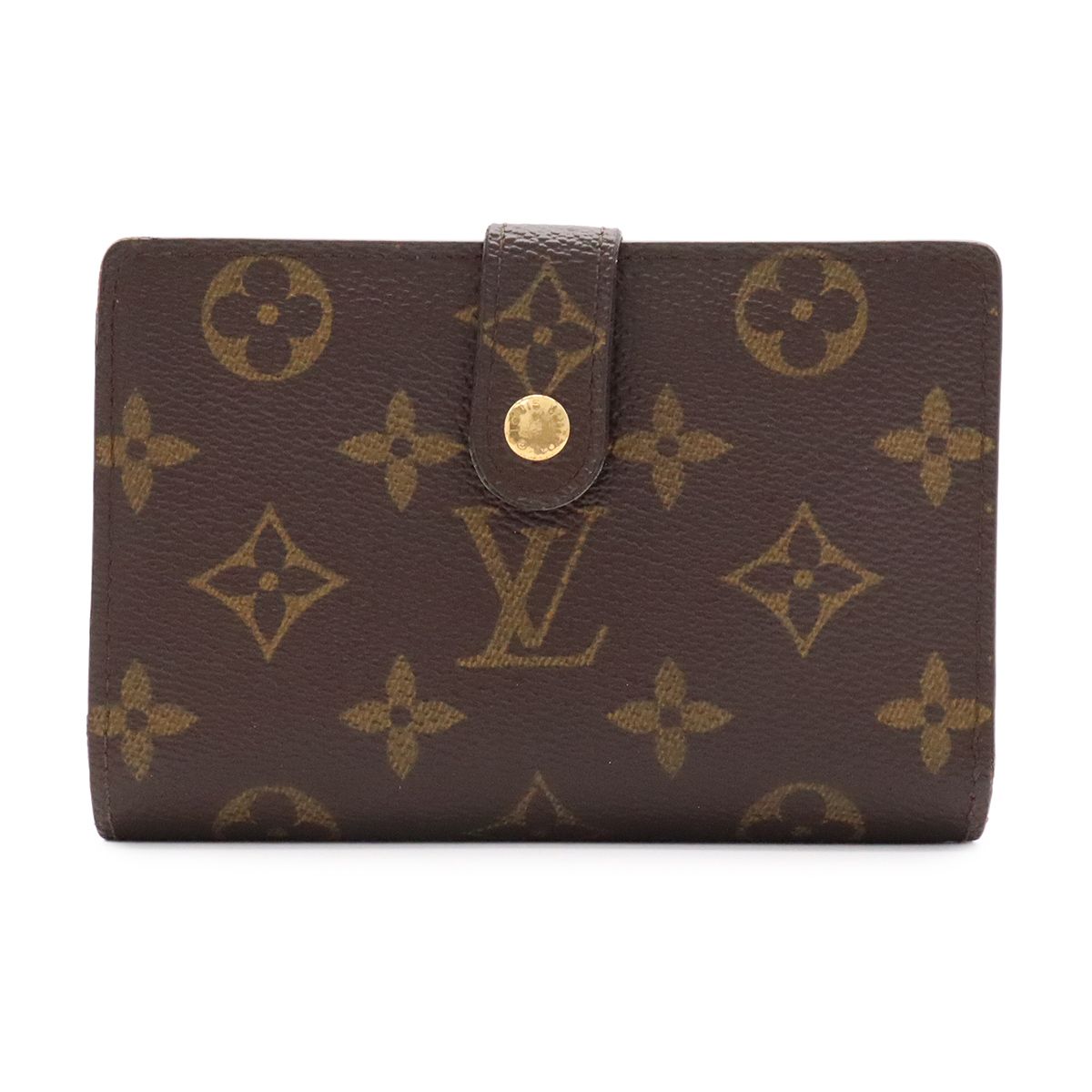 Louis Vuitton Monogram Portefeuille Viennois fold wallet Kiss Lock
