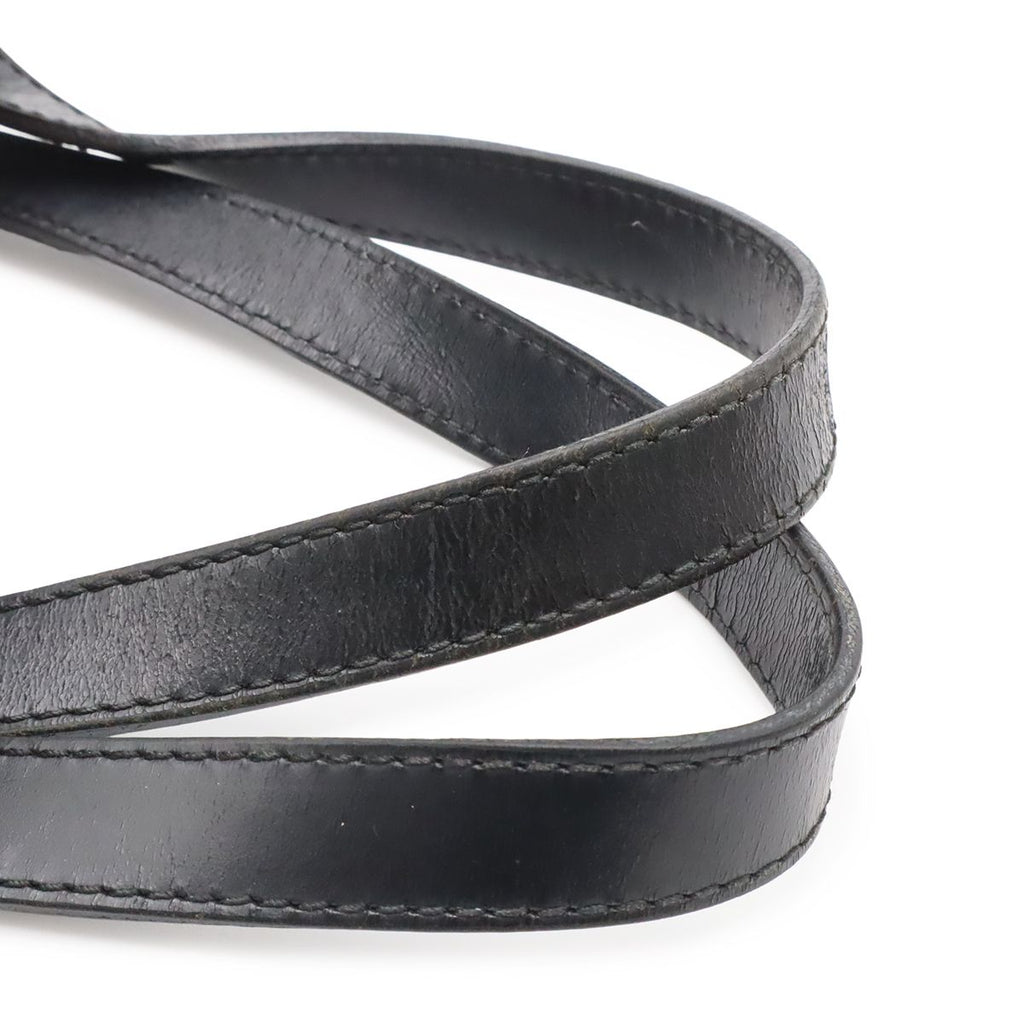 Louis Vuitton Epi Souflo Shoulder Bag Leather Noir Black Pouch Out of Stock — view 5