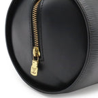 Louis Vuitton Epi Souflo Shoulder Bag Leather Noir Black Pouch Out of Stock — view 6