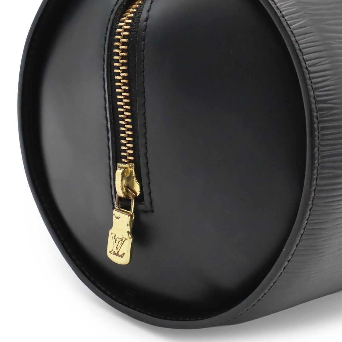 Louis Vuitton Epi Souflo Shoulder Bag Leather Noir Black Pouch Out of Stock — view 6