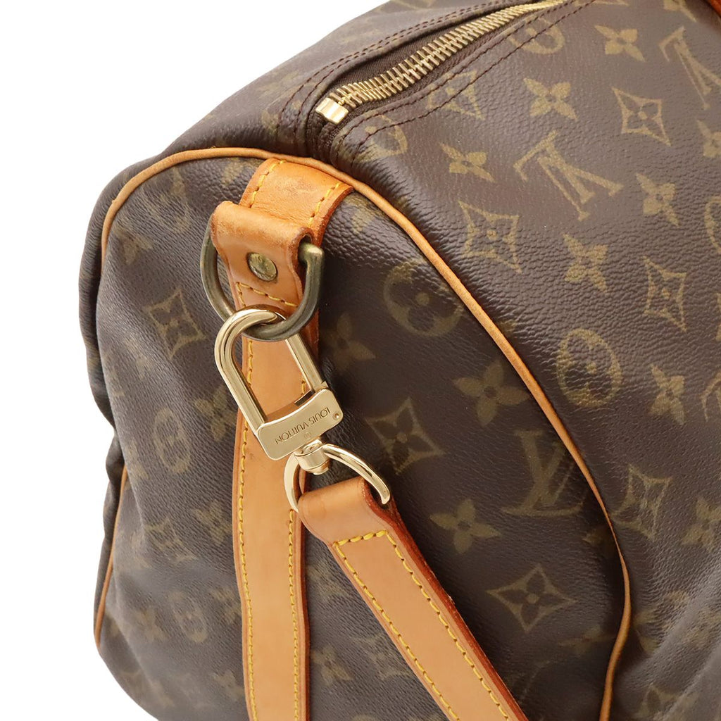 Louis Vuitton Monogram Keepall Bandouliere 50 Boston Bag Purse 2-Way — view 4