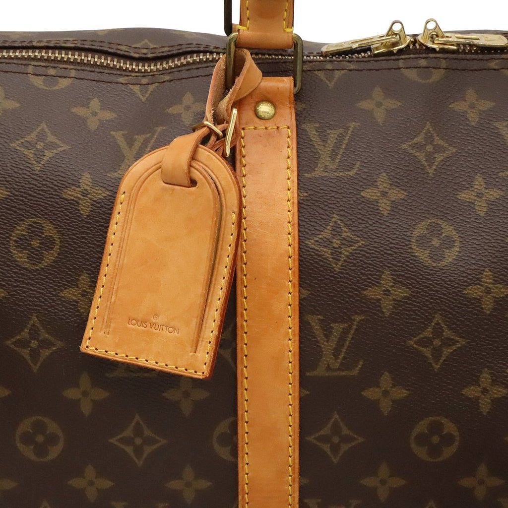 Louis Vuitton Monogram Keepall Bandouliere 50 Boston Bag Purse 2-Way — view 9