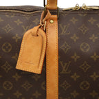 Louis Vuitton Monogram Keepall Bandouliere 50 Boston Bag Purse 2-Way — view 9