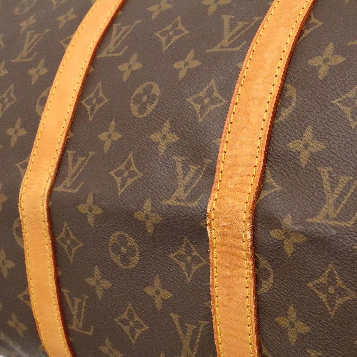 Louis Vuitton Monogram Keepall Bandouliere 50 Boston Bag Purse 2-Way — view 8