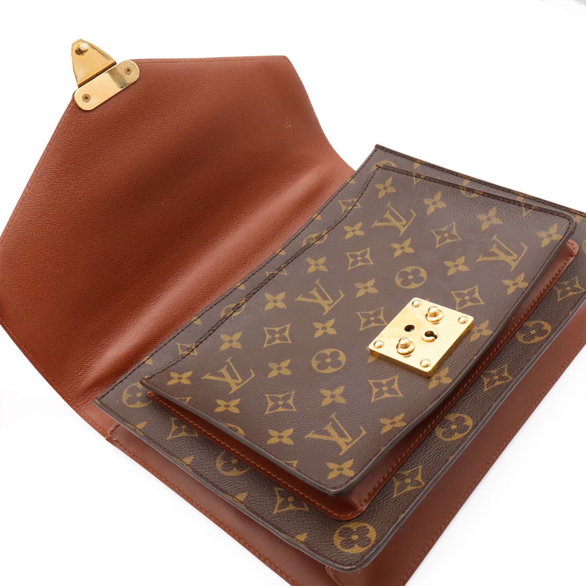 Louis Vuitton Monogram Monceau 28 Second Bag Handbag Business — view 7