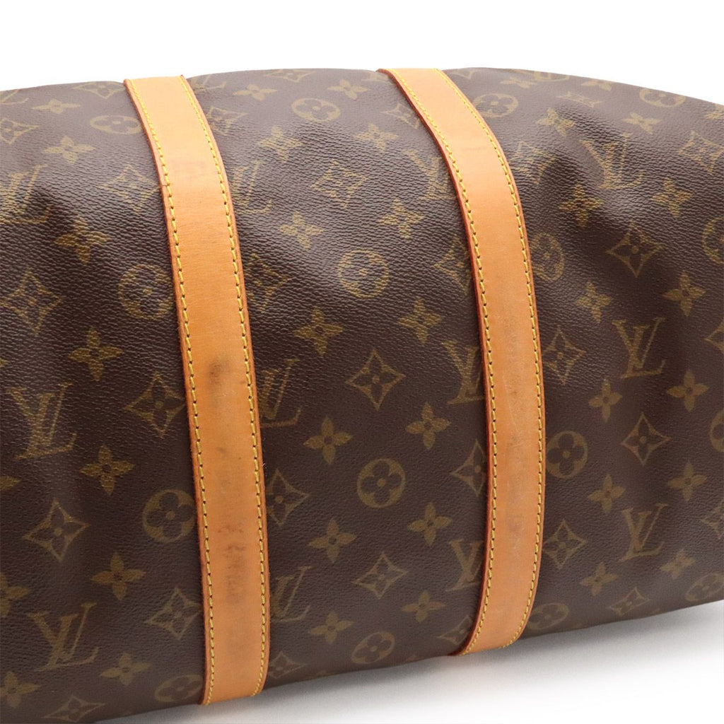 Louis Vuitton Monogram Keepall Bandouliere 45 Boston Bag Purse 2-Way — view 8