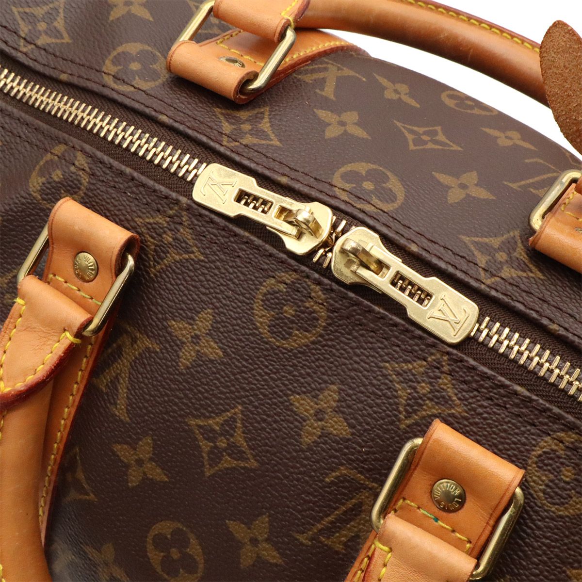 Louis Vuitton Monogram Keepall Bandouliere 45 Boston Bag Purse 2-Way — view 6