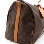 Louis Vuitton Monogram Keepall Bandouliere 45 Boston Bag Purse 2-Way — view 7